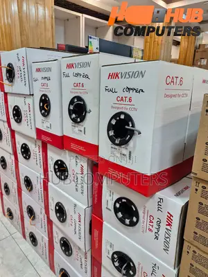 Hikvision (Ds-1ln6utc0) Utp Cat 6 Full Copper Cable - 305M