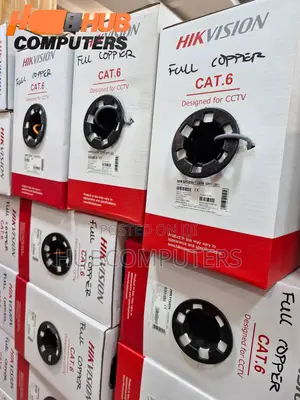 Hikvision (Ds-1ln6utc0) Utp Cat 6 Full Copper Cable - 305M