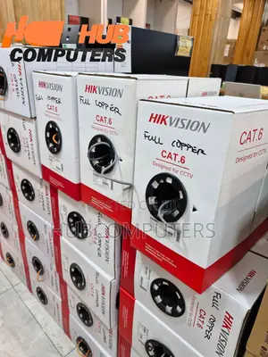 Hikvision (Ds-1ln6utc0) Utp Cat 6 Full Copper Cable - 305M
