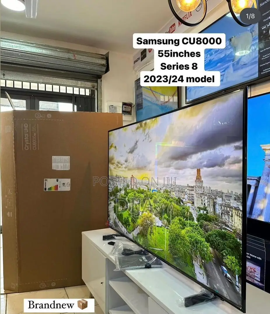 Samsung 55" Series 8 Crystal UHD Smart TV - Almost Brand New
