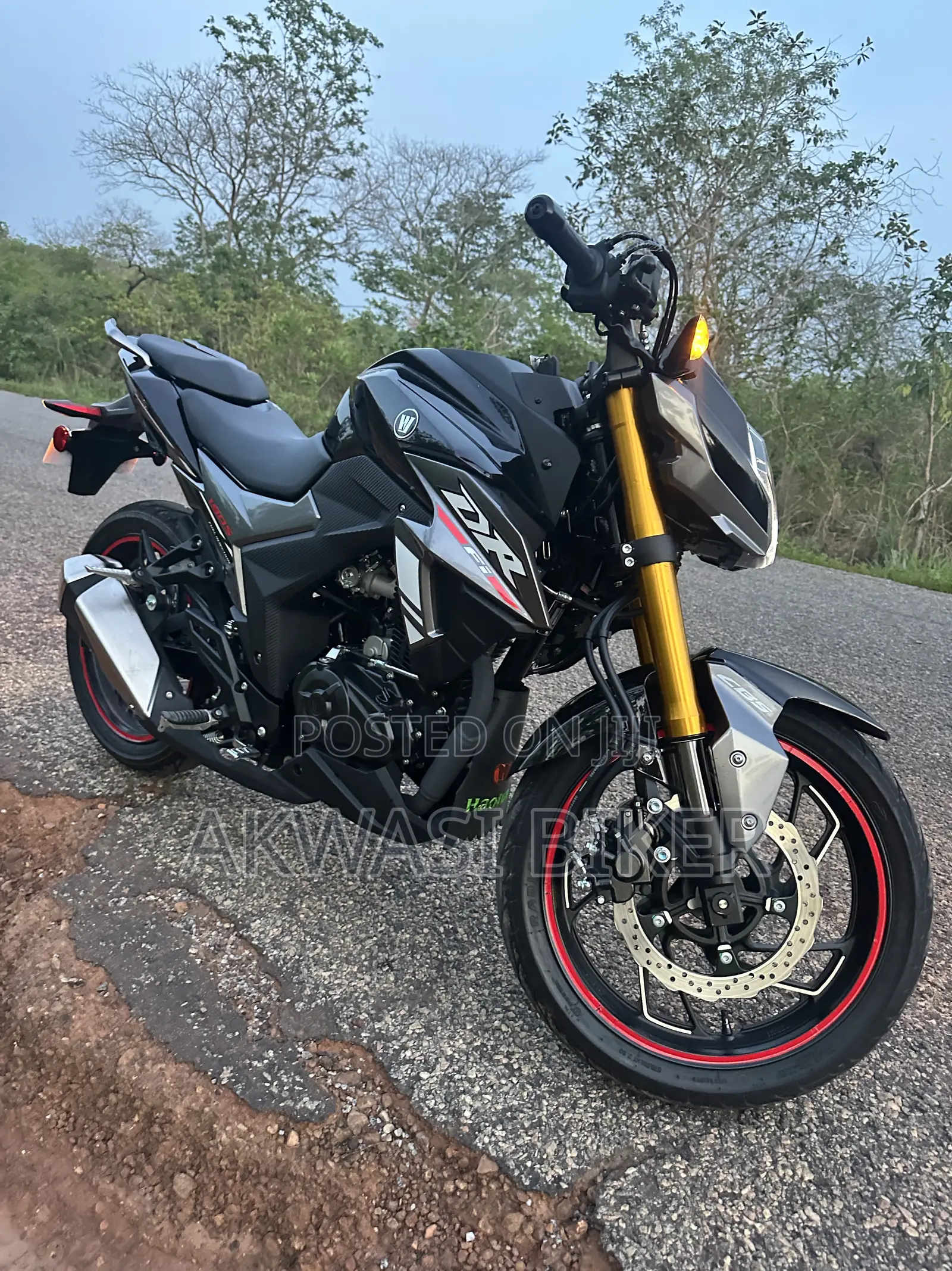 New Haojue DR190S 2026 Black