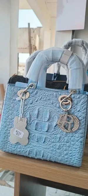 Elegant Light Blue Women's Handbag
