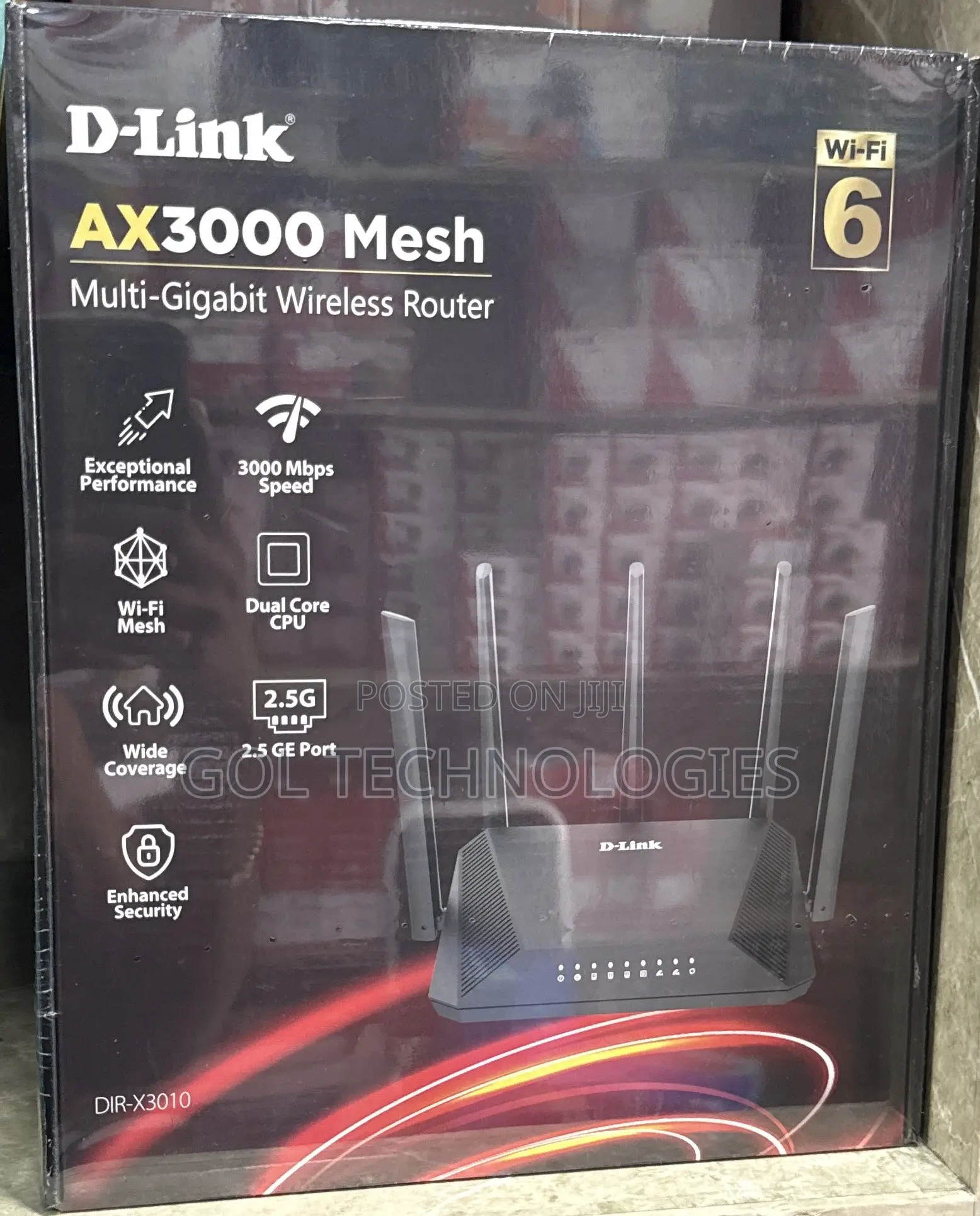 D-Link Ax3000 Mesh Multi-Gigabit Wireless Router