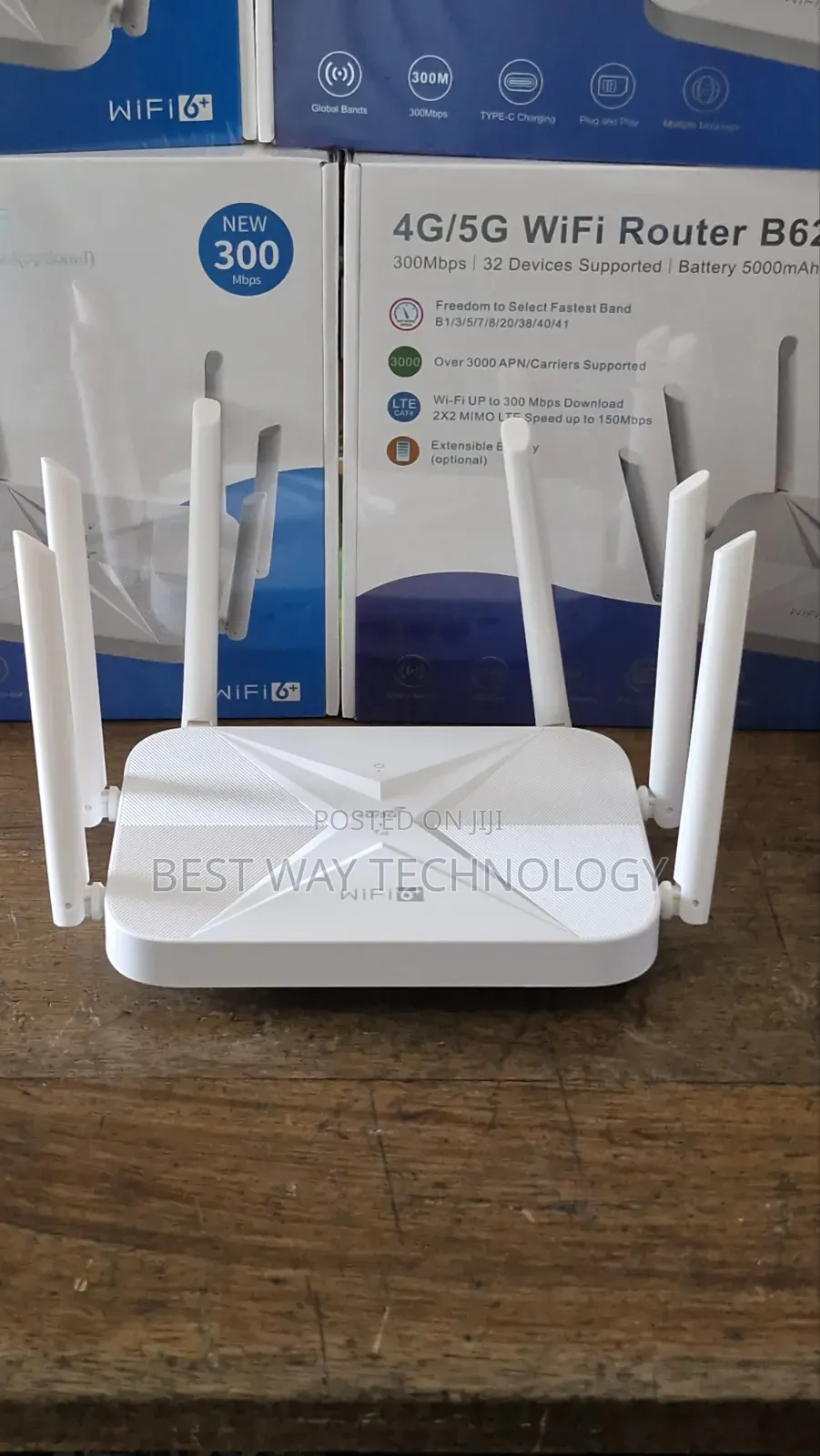 4/5g Sim Router 4port With Battery Univsal