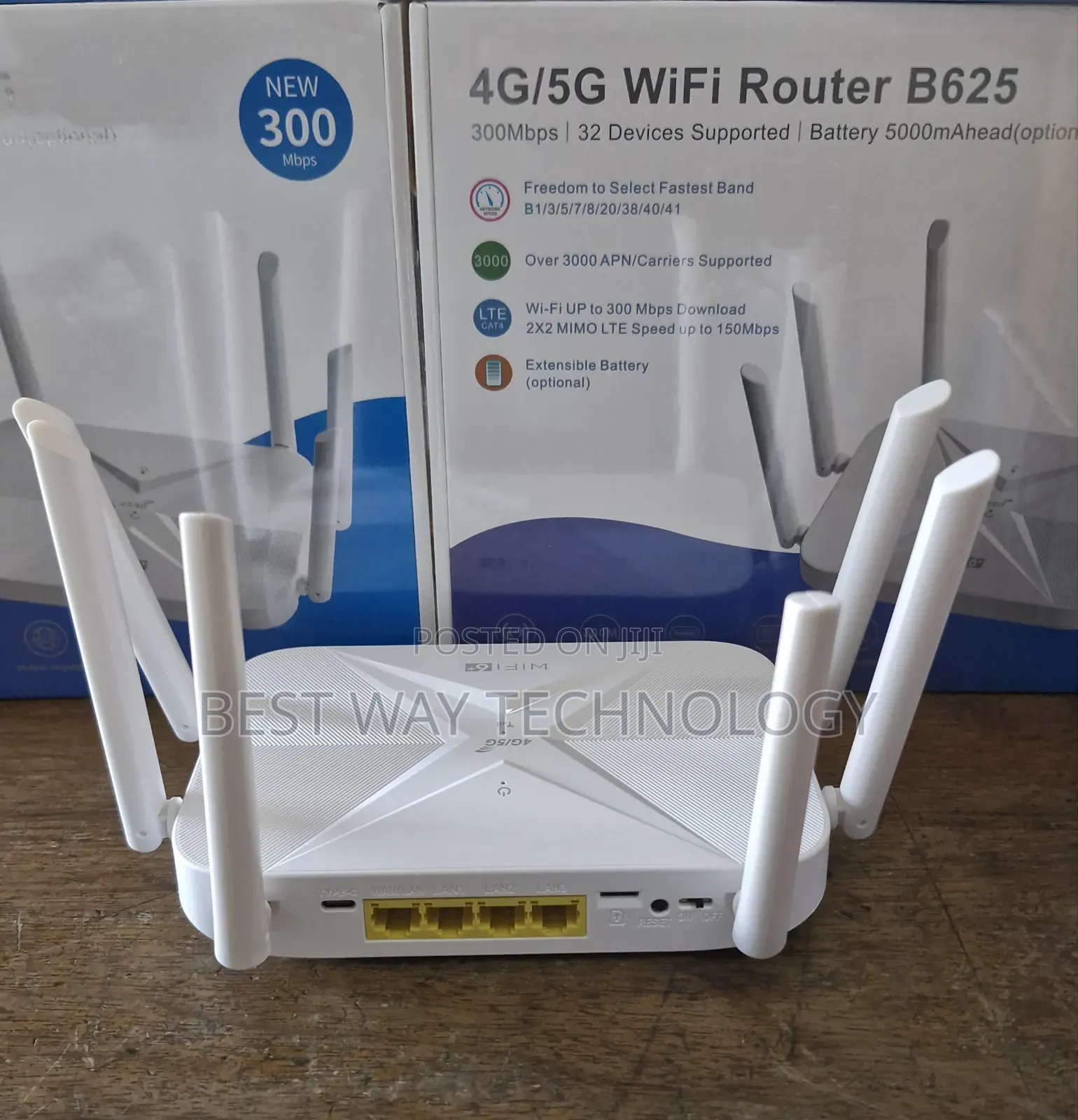 4/5g Sim Router 4port With Battery Univsal