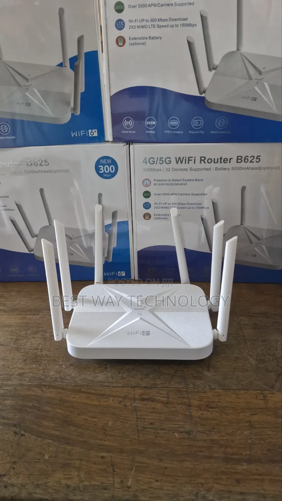 4/5g Sim Router 4port With Battery Univsal