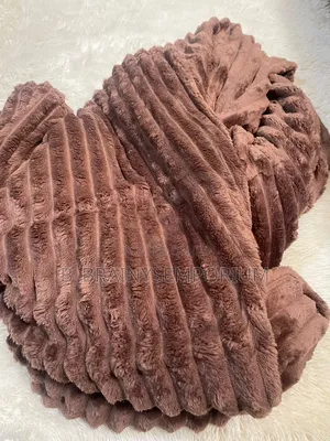 Coffee Brown Flannel Blanket + 2 Pillow Cases