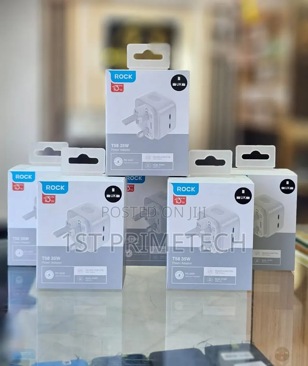 Rock 'T58' Dual Type C Charging Adapter