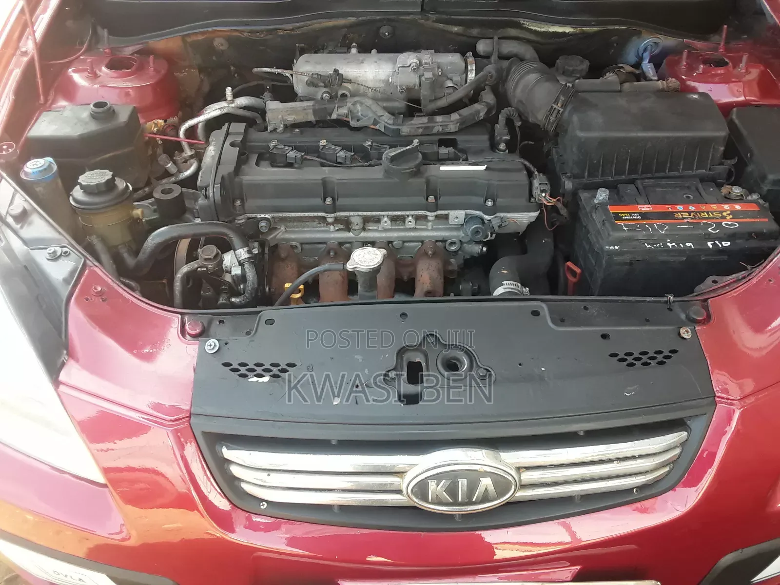 Kia Rio 2010 Red