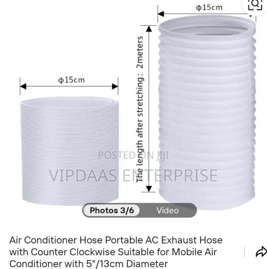 Exhaust Hose 5" 1.3m