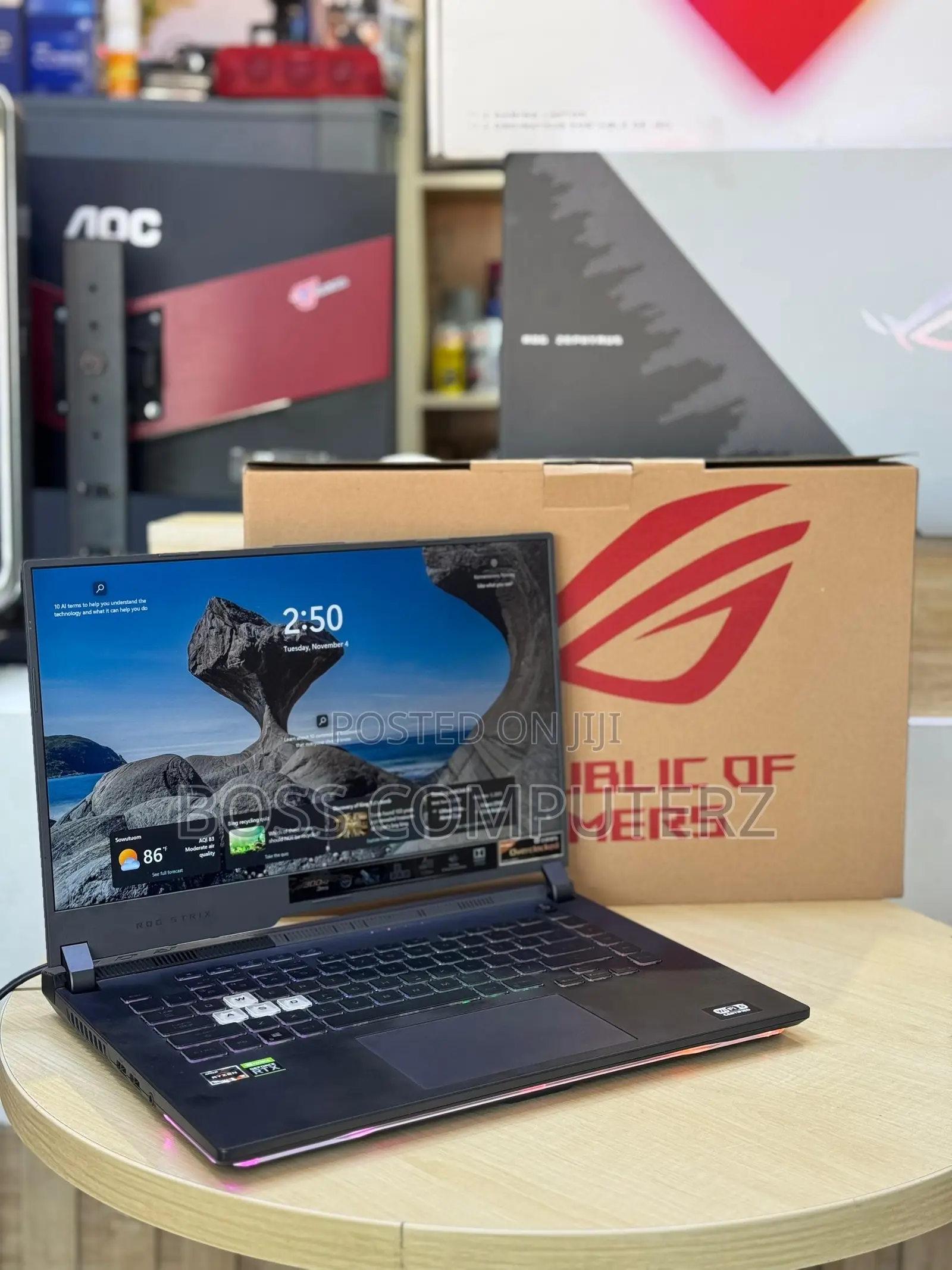 New Laptop Asus ROG Strix G17 16GB AMD Ryzen 9 SSD 512GB