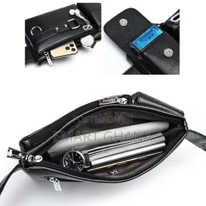 4in1 Men's Chest Bag Waist Bag Small Portable Bag With 1 Card Bag 