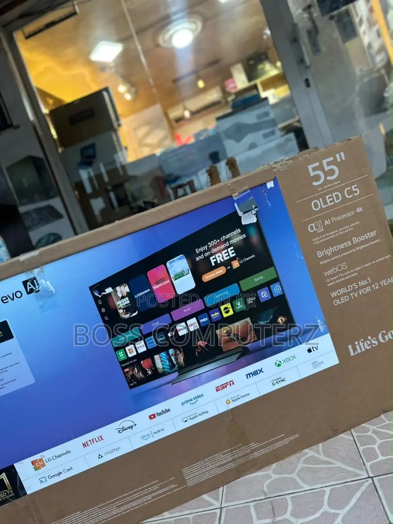 LG 55-Inch Class OLED Evo AI C5 Series Smart TV W/Dolby Atmos,