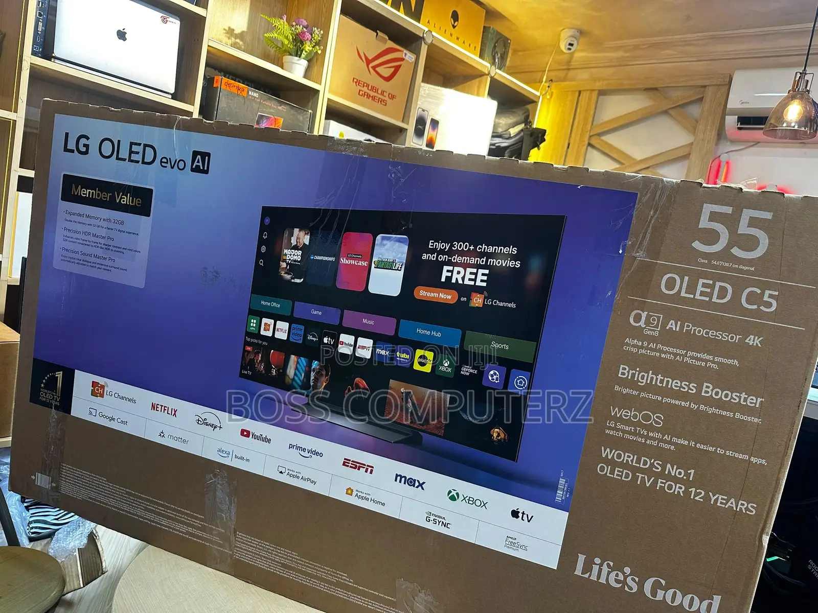 LG 55-Inch Class OLED Evo AI C5 Series Smart TV W/Dolby Atmos,