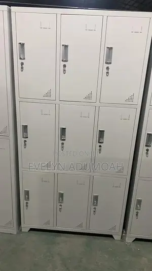 Durable 9-Door Steel Lockers