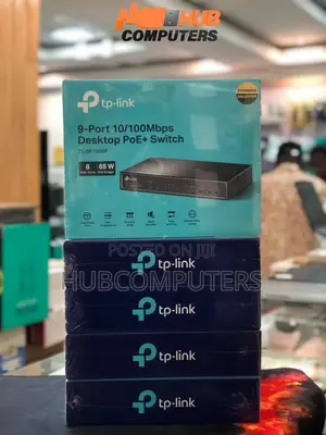 Tp Link Port Desktop Poe + Switch (Tl-Sf1009p) 9-Port9