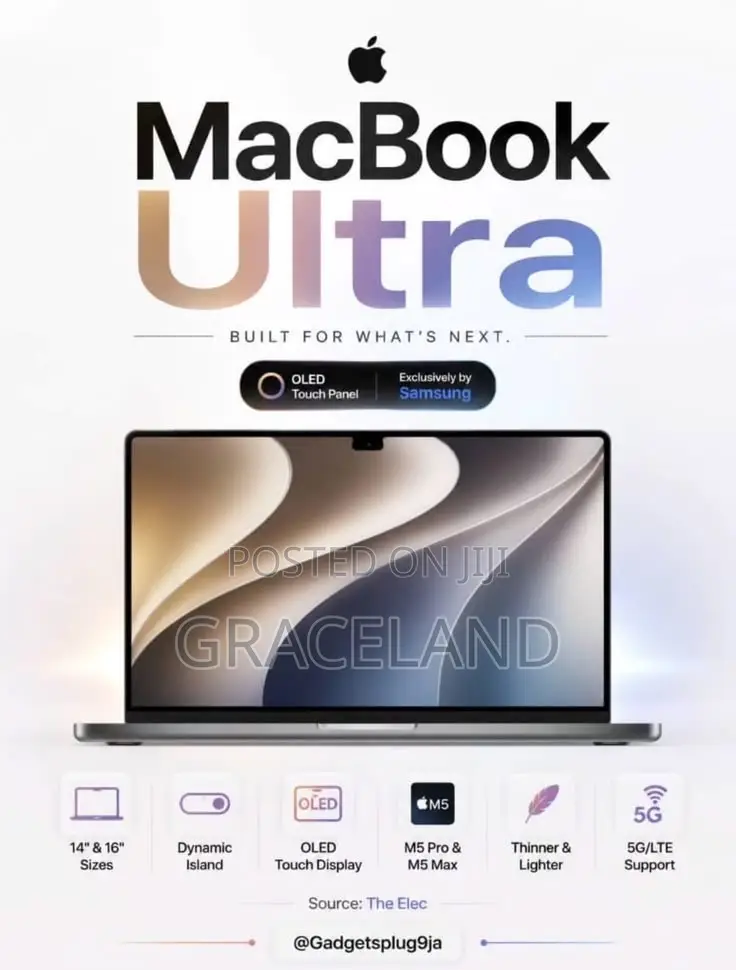 New Laptop Apple MacBook Pro 2025 M5 24GB Apple M5 Pro SSD 1T