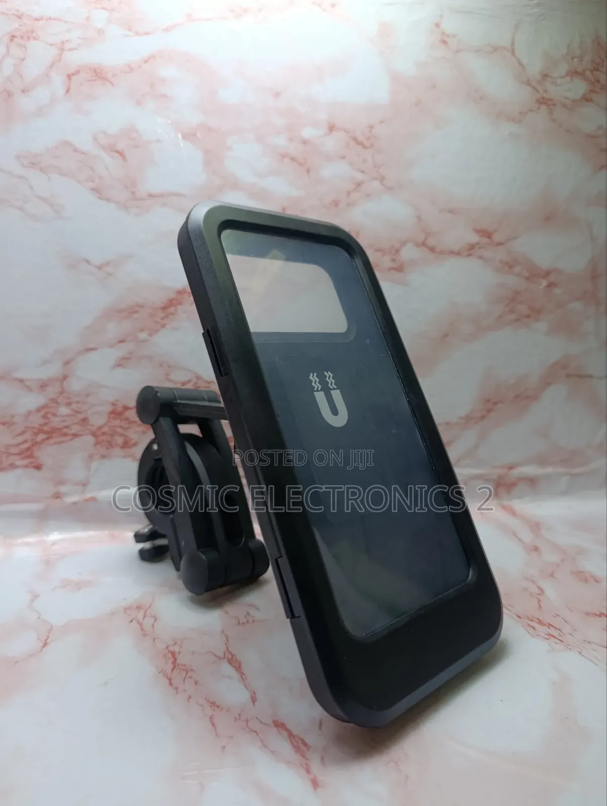 Waterproof Bike Phone Holder – 360° Rotating Large Phone Mount