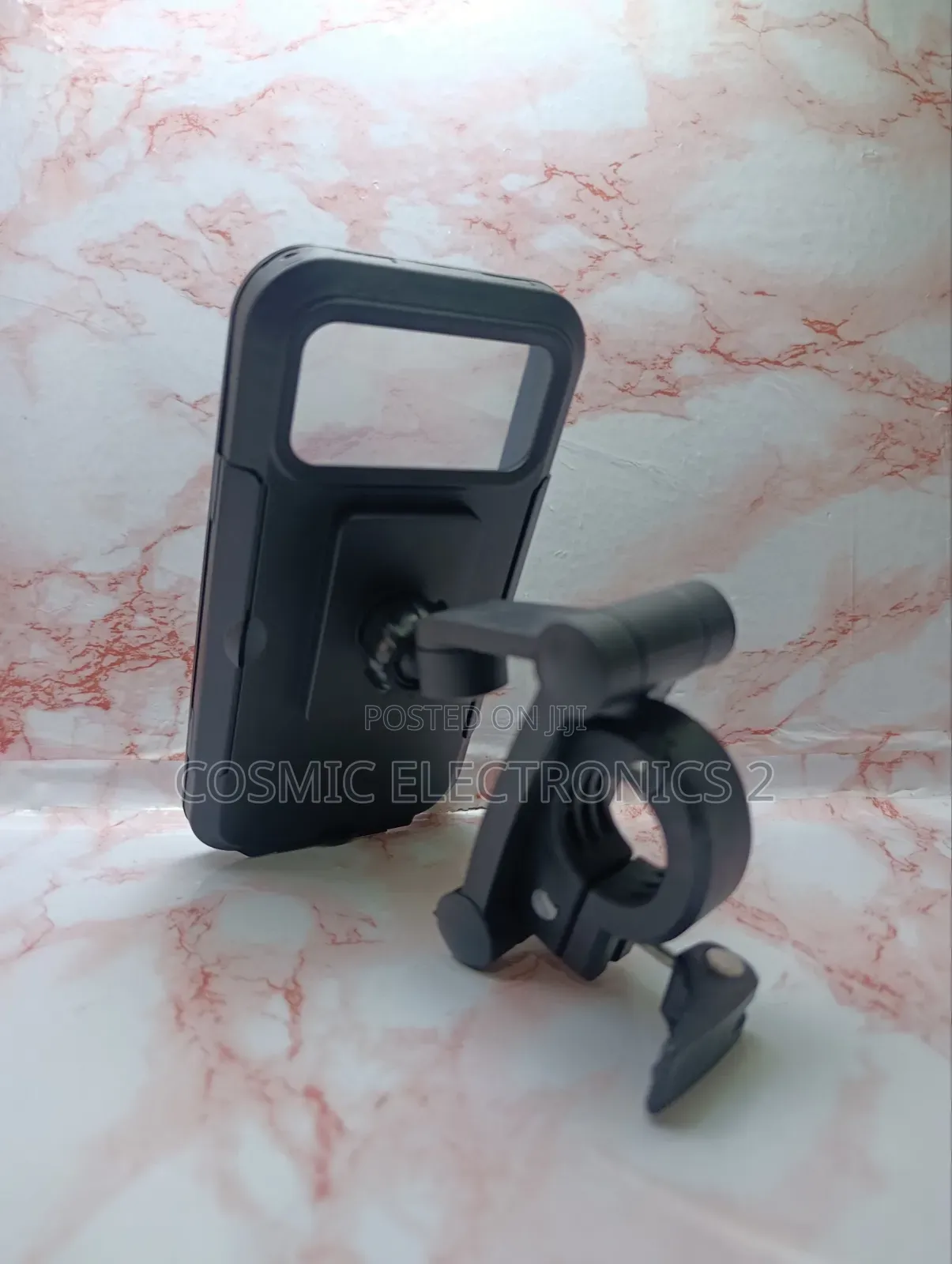 Waterproof Bike Phone Holder – 360° Rotating Large Phone Mount