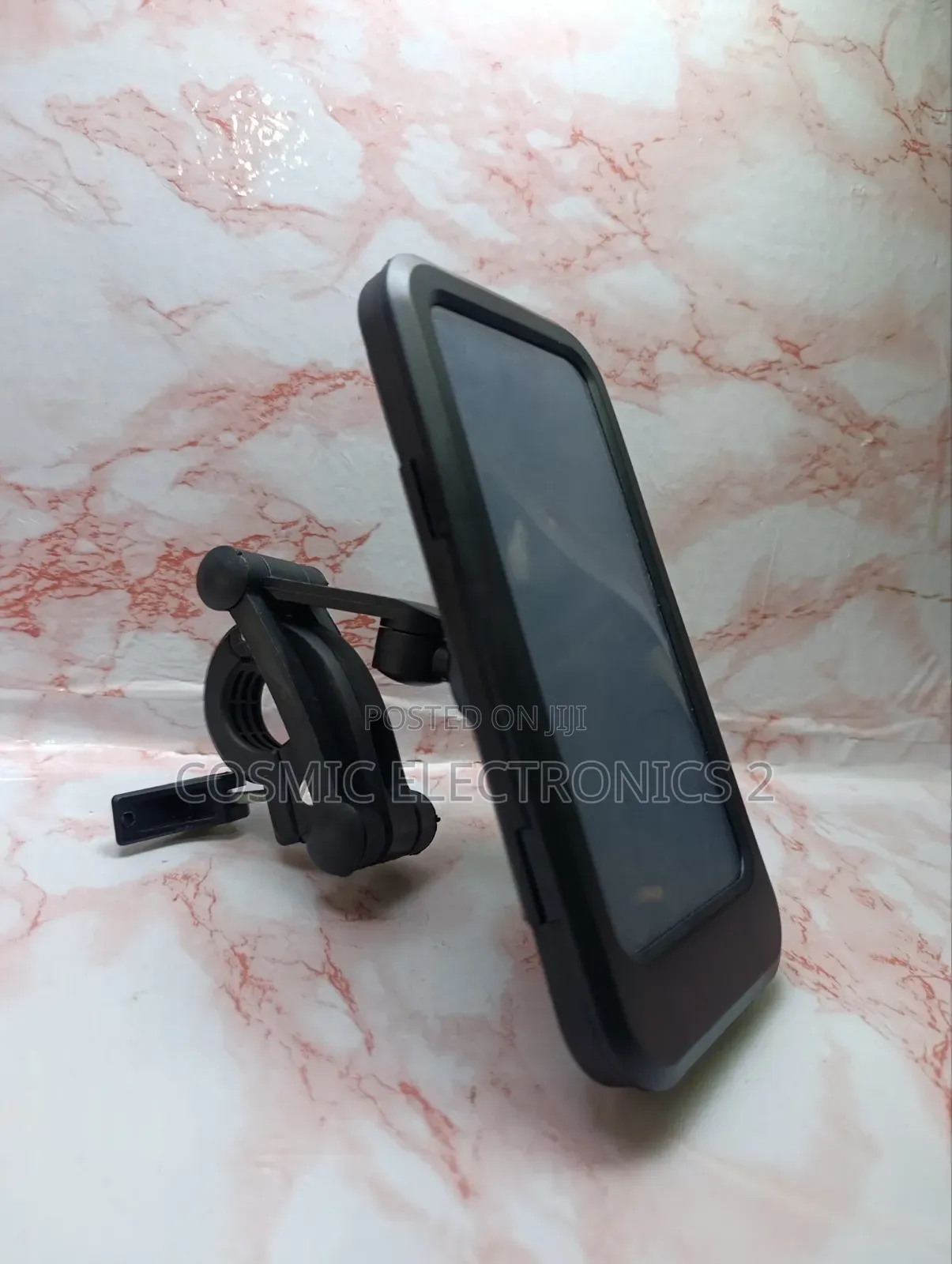 Waterproof Bike Phone Holder – 360° Rotating Large Phone Mount