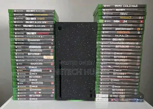 Xbox Series X With Cd Games
