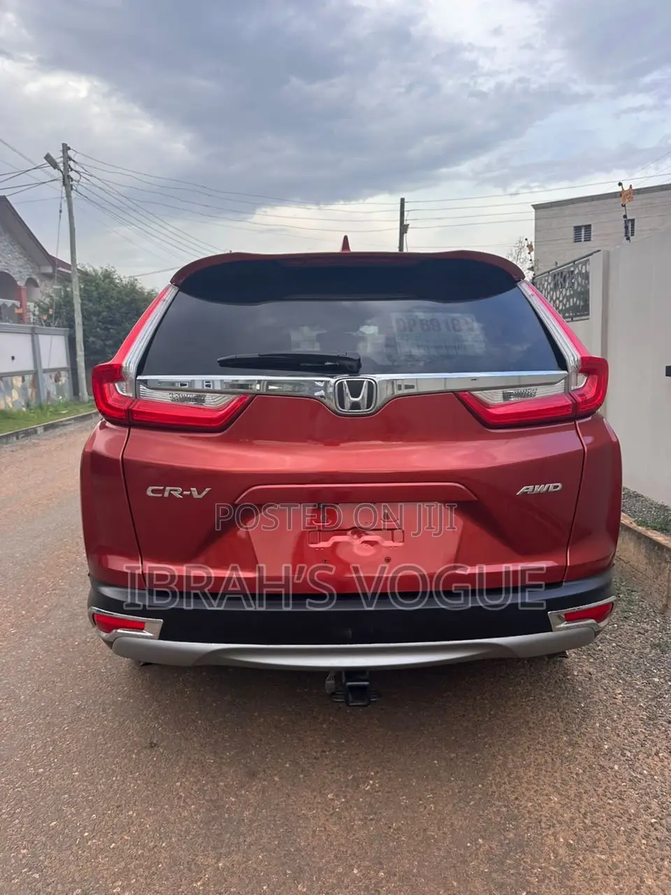 Honda CR-V EX-L 4dr SUV AWD (1.5L 4cyl CVT) 2017 Red