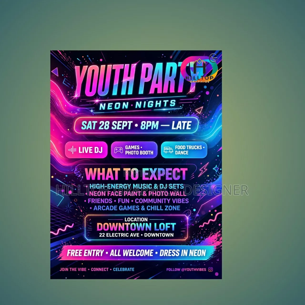 Flyer Design - Church, Birthday, Business - 30 Minutes Delivery