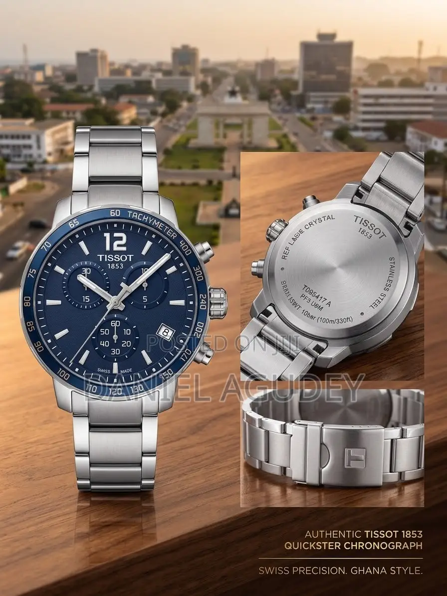 Original Tissot 1853 Quickster Chronograph Watch (Ref: T095417A)