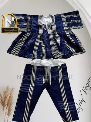 Kids Hand Sewn Smock /Fugu
