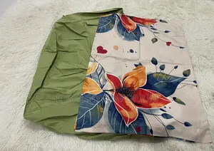Lemon Greem Fitted Bedsheet for Double Bed + 4 Pillow Cases