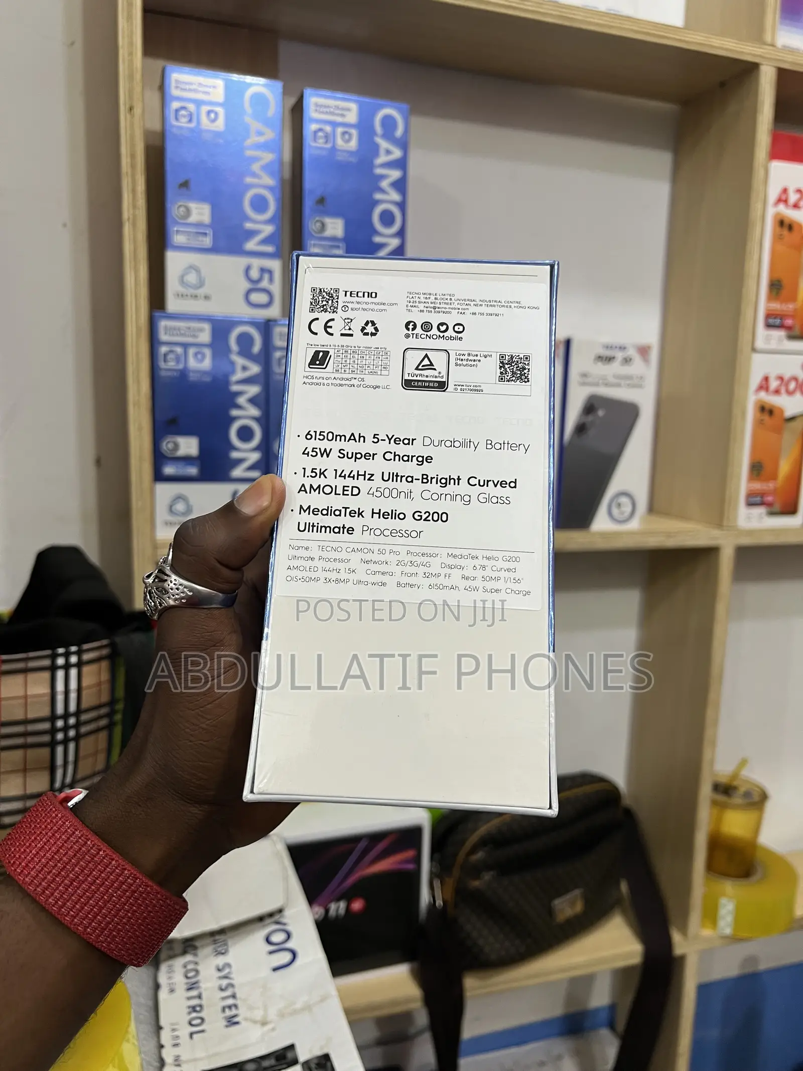 New Tecno Camon 50 Pro 256 GB Black