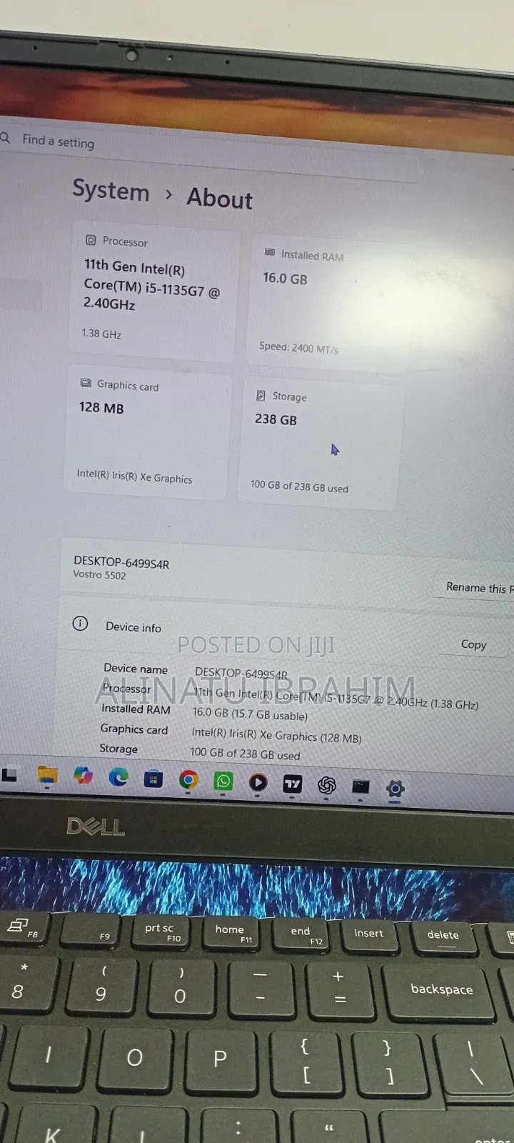 Laptop Dell Vostro 3350 16GB Intel Core i5 SSD 256GB