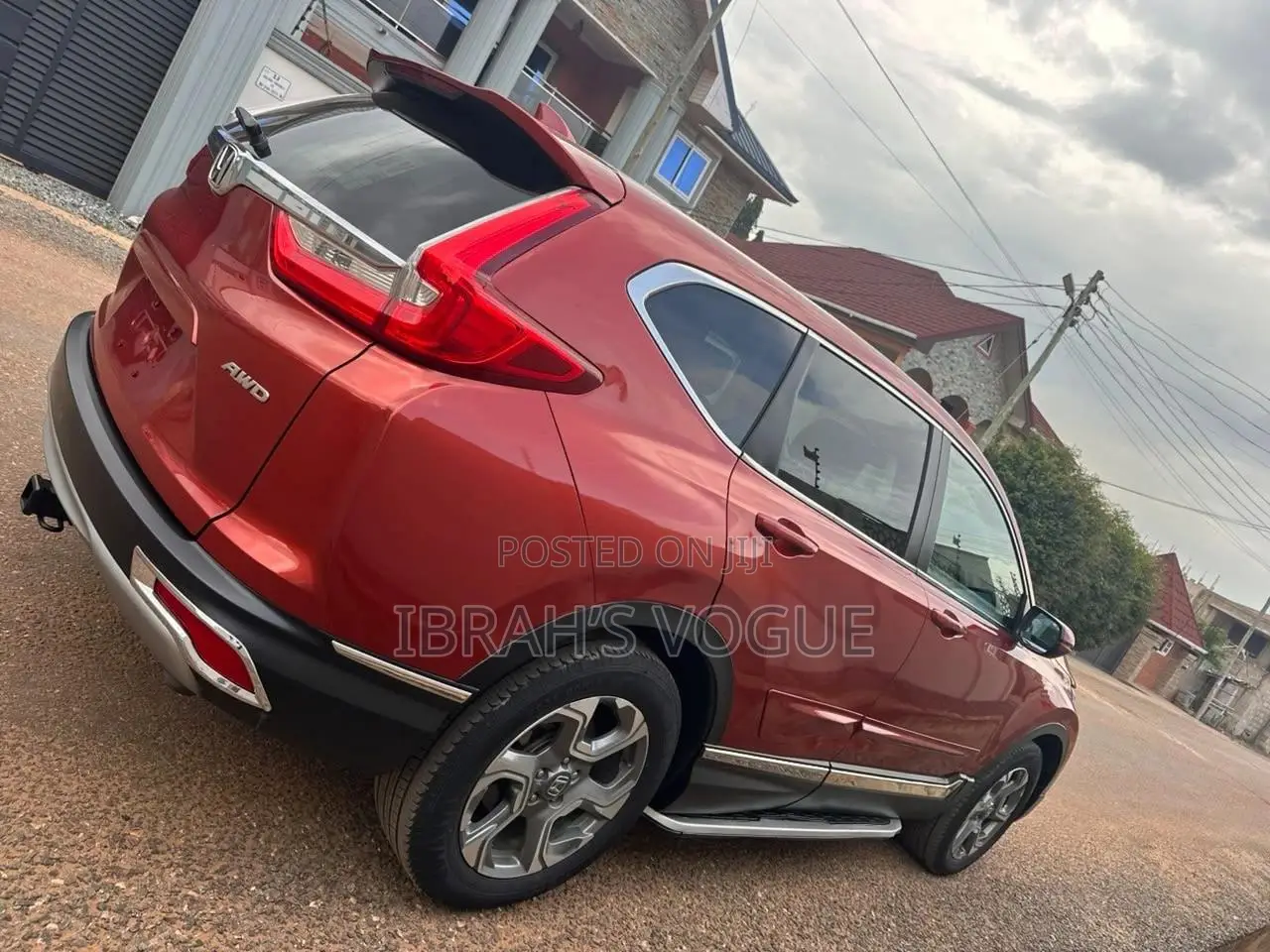 Honda CR-V EX-L 4dr SUV AWD (1.5L 4cyl CVT) 2017 Red