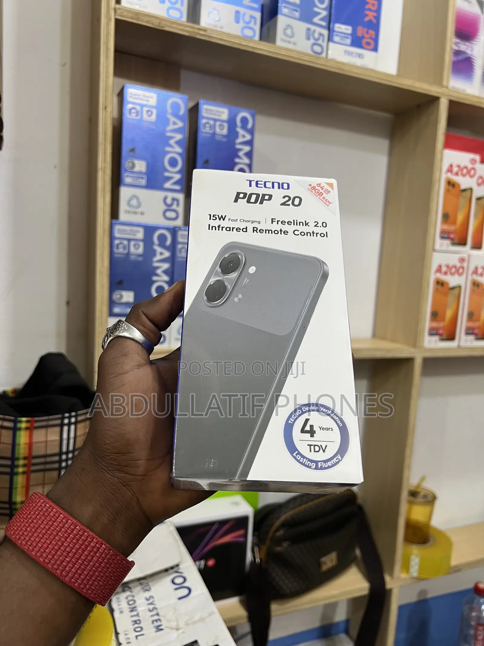 New Tecno Pop 20 64 GB Black