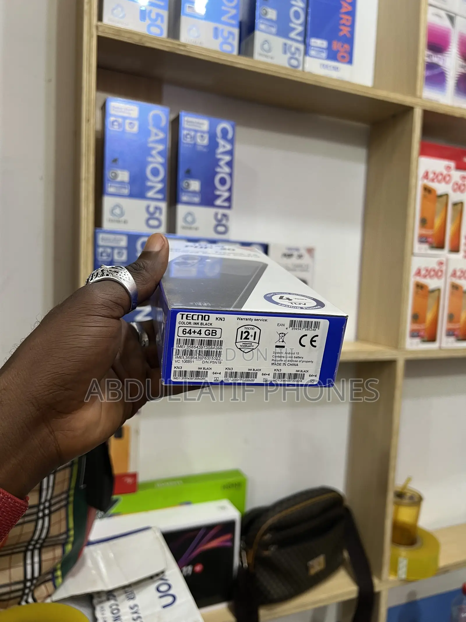 New Tecno Pop 20 64 GB Black