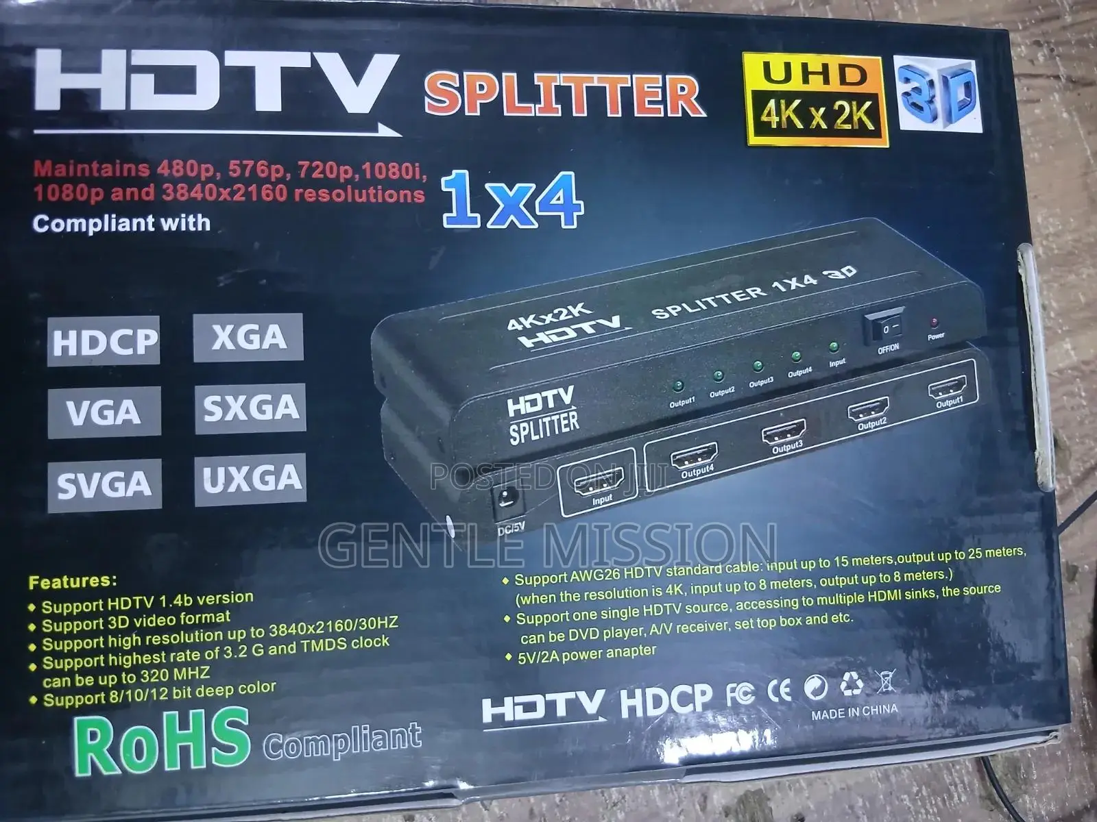 4 Port Hdmi Splitter