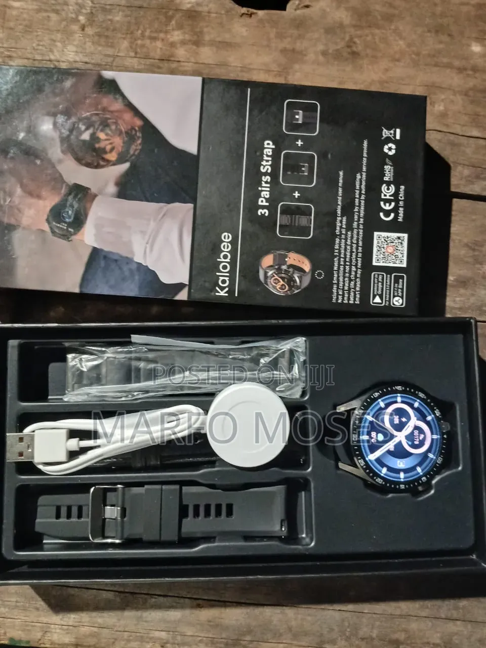 Business Smart Watch , 3 Pairs of Strap