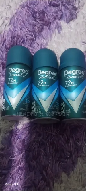 3 Pieces Travel Size Degree for Men Advanced Cool Rush Dry Spray