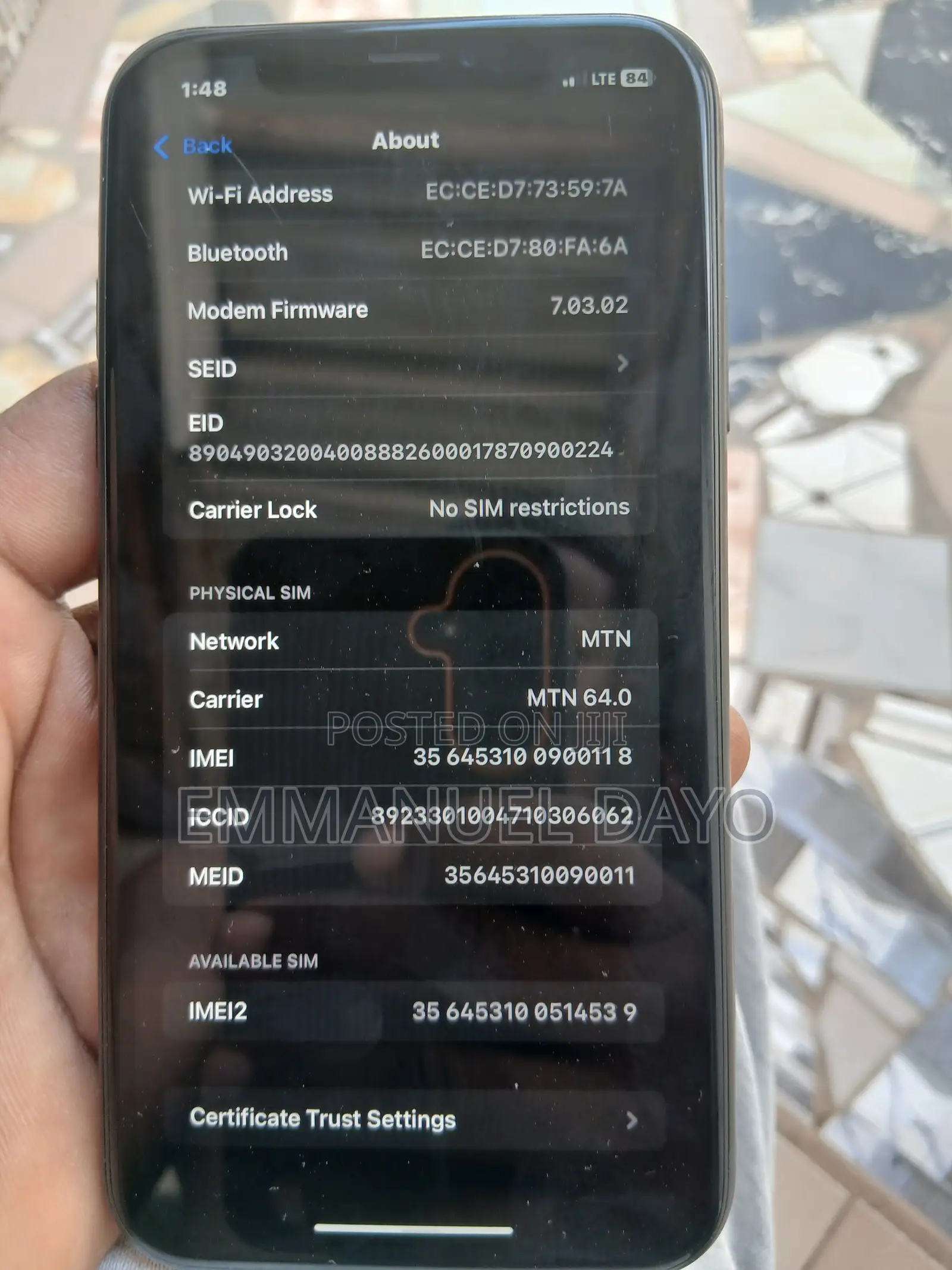 Apple iPhone XR 64 GB Black