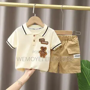 2pcs Baby Boy Cotton Clothes