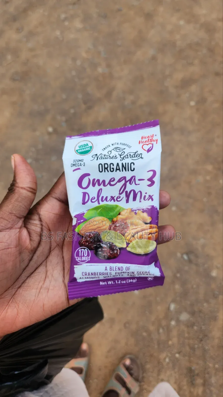 Natures' Garden Organic Trial Mix Snack Packs