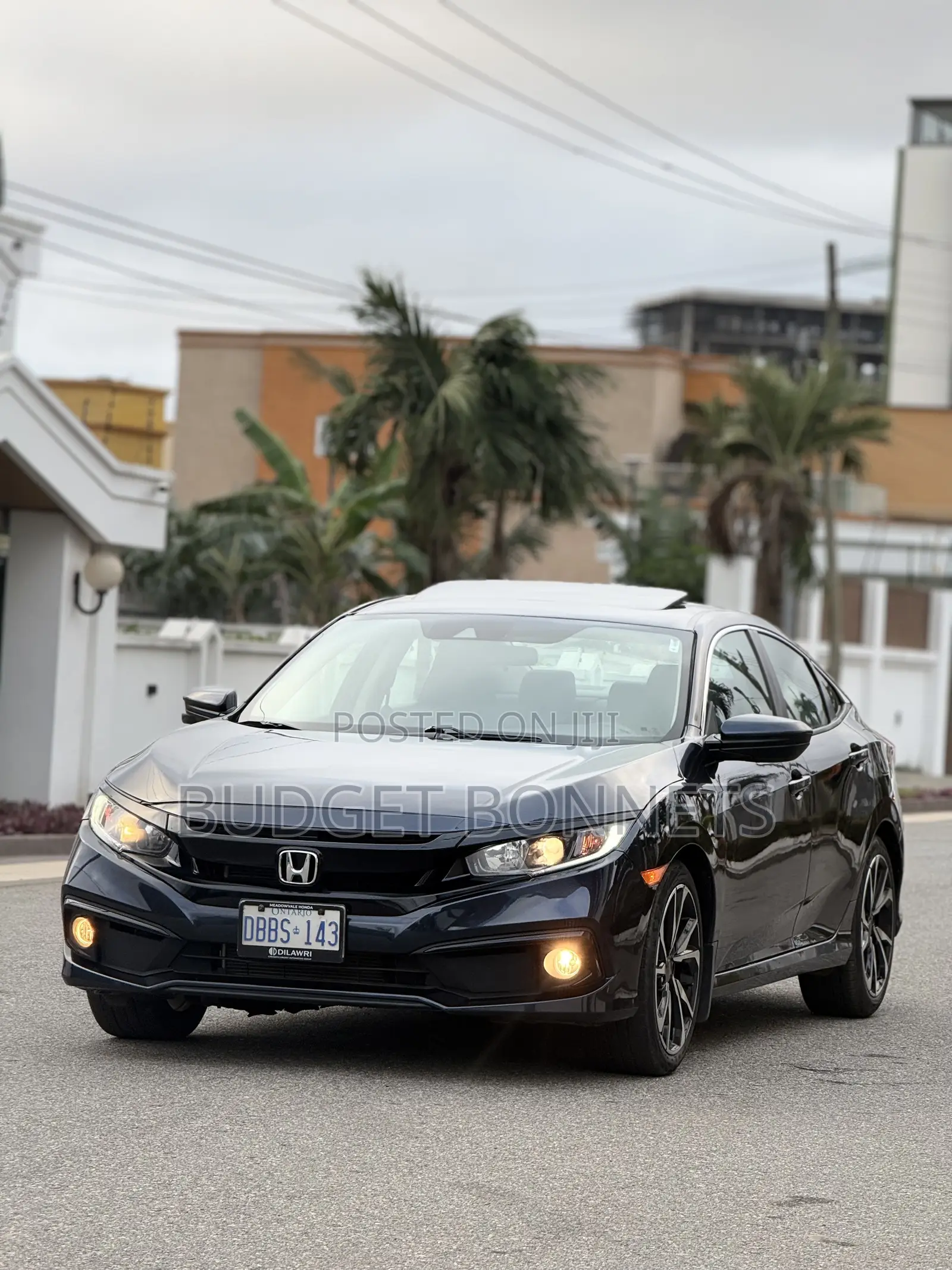 Honda Civic EX Sedan 2020 Gray