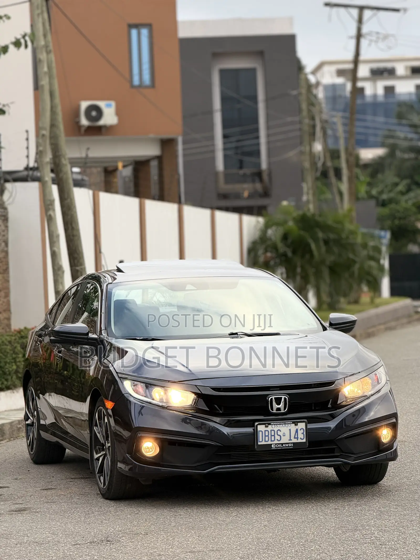 Honda Civic EX Sedan 2020 Gray