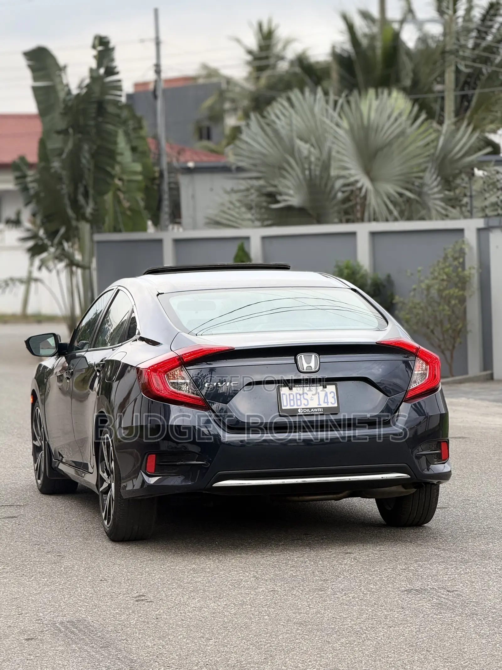 Honda Civic EX Sedan 2020 Gray