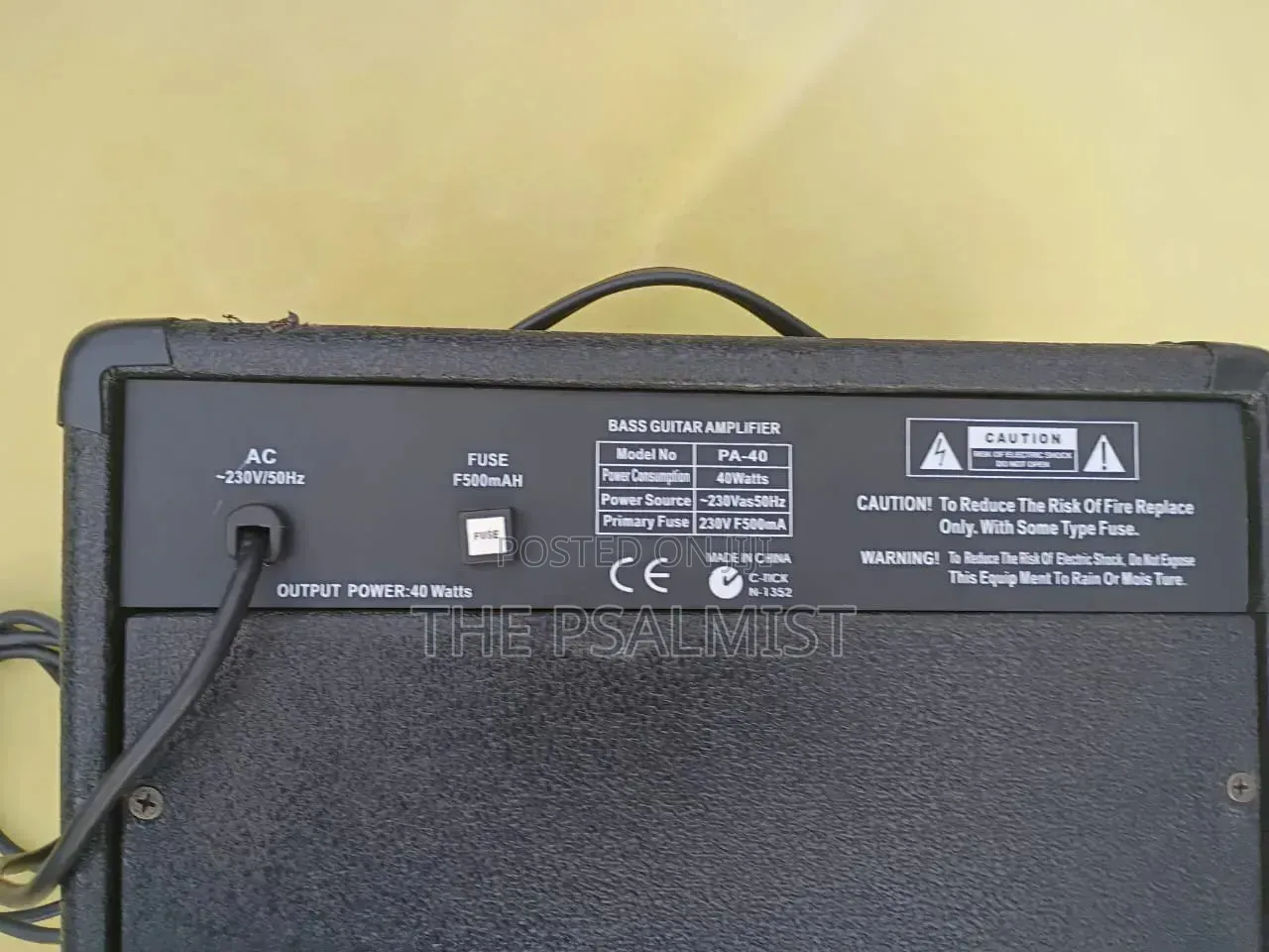 Precision Audio PA 40 Bass