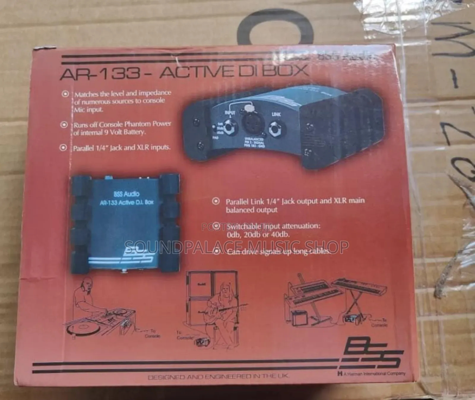 BSS Audio AR-133 Active D.I. Box