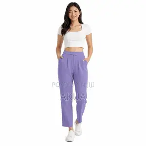 Office Trousers- Violet