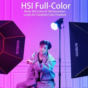 SUTEFOTO P160C 165w Studio Light Full RGB Bowens Mount