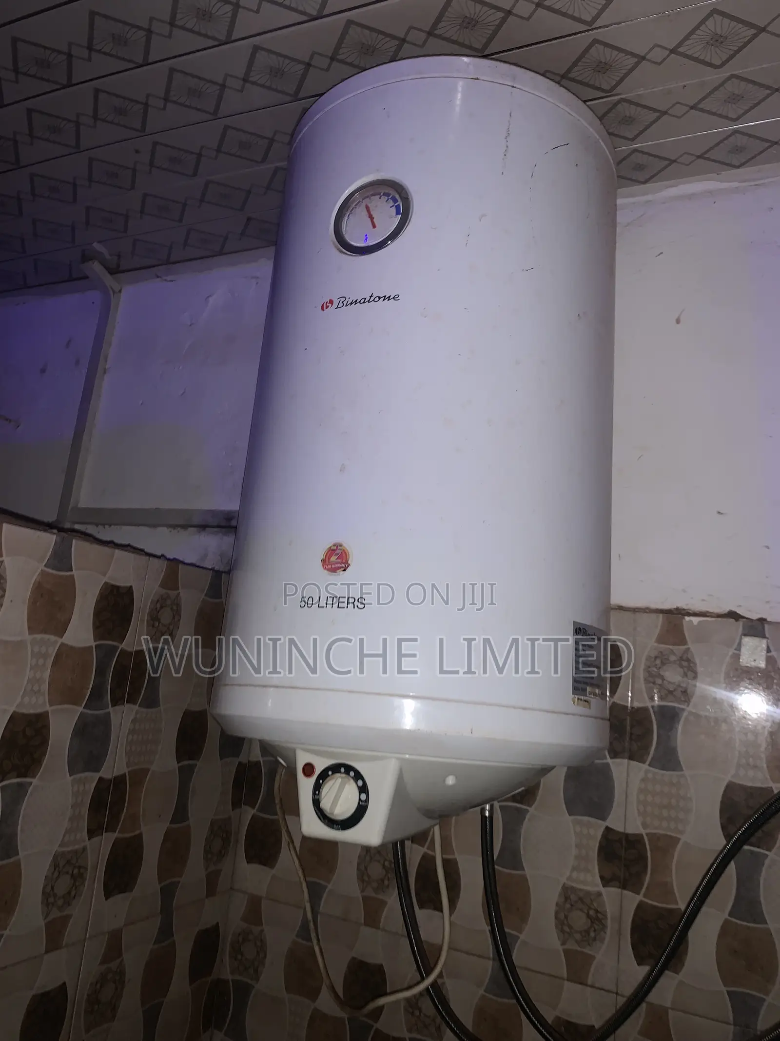 Binatone 50 Liters Vertical Water Heater(boiler)