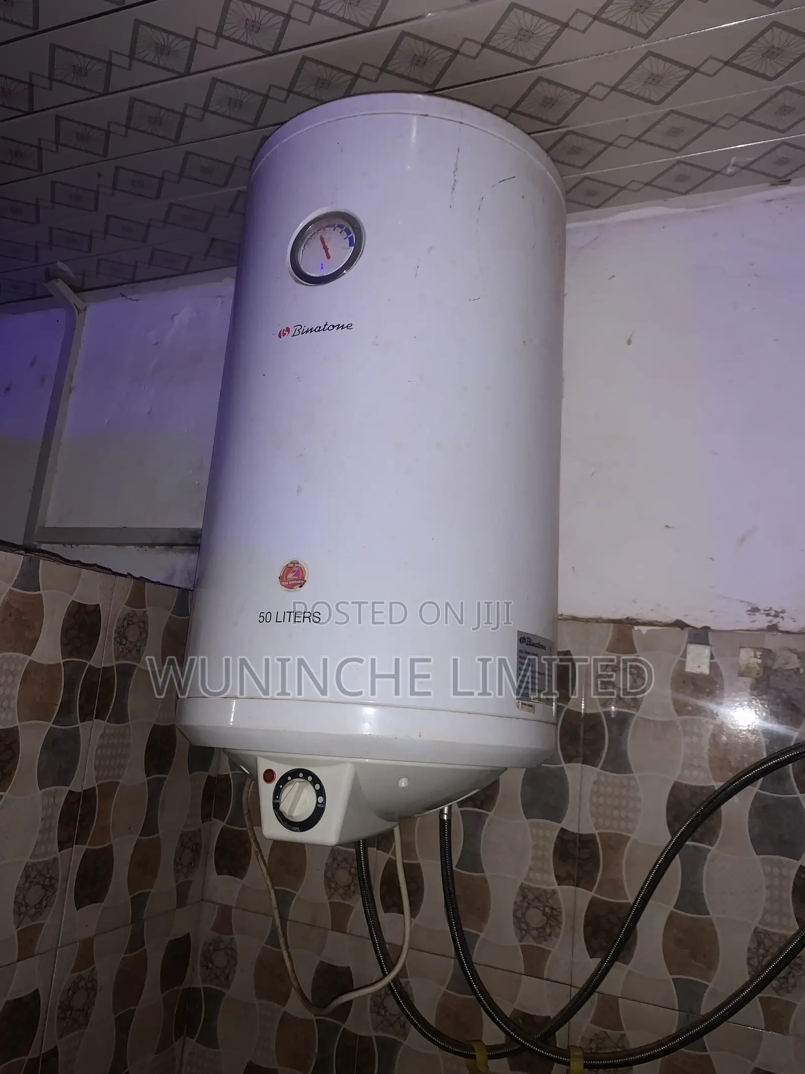 Binatone 50 Liters Vertical Water Heater(boiler)